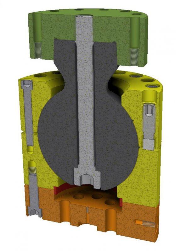 Spherical Joint Cross-Section Structure
