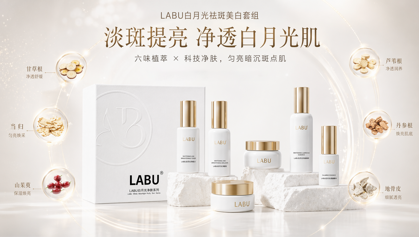 LABU白月光不止于白，更是肌肤净透发光的答案