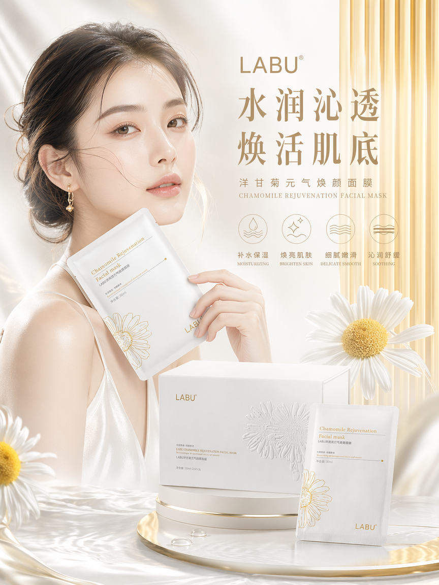 LABU洋甘菊焕颜面膜