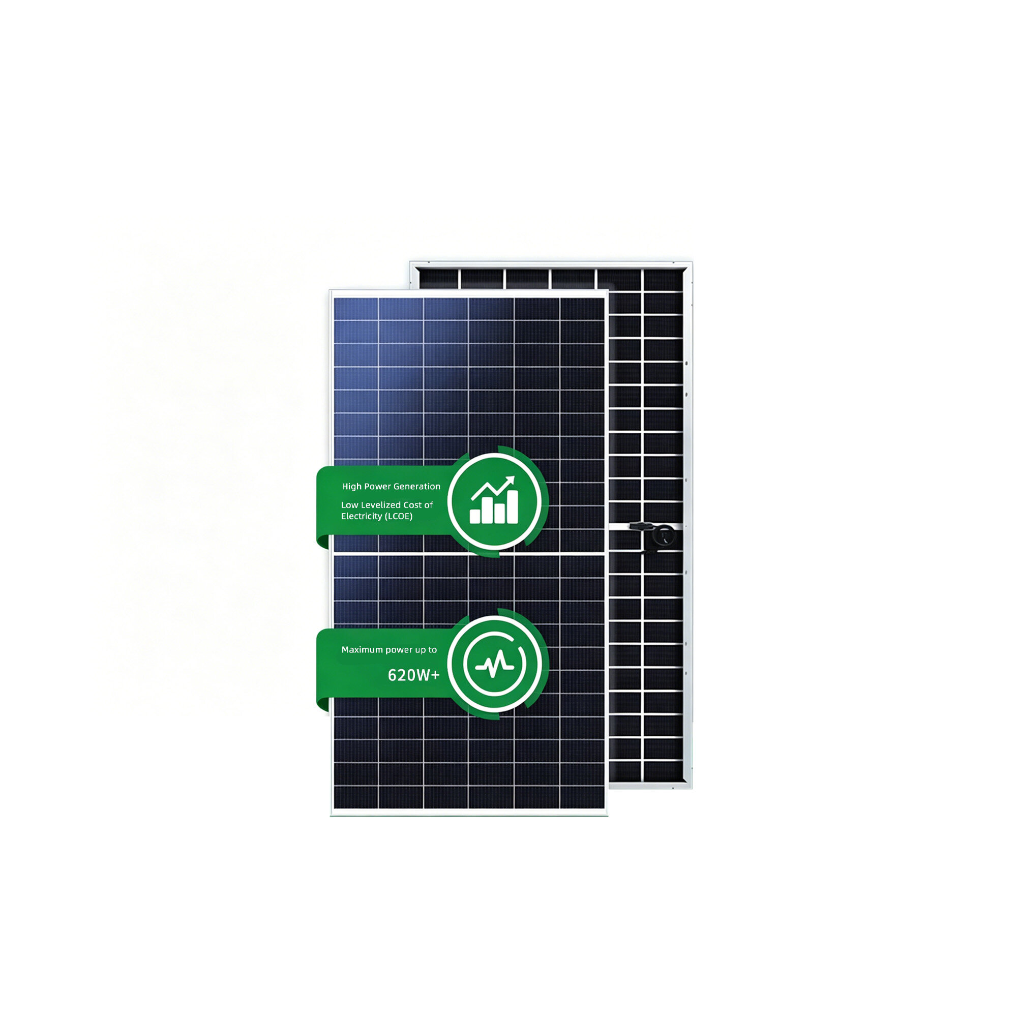 Double-glass solar panel