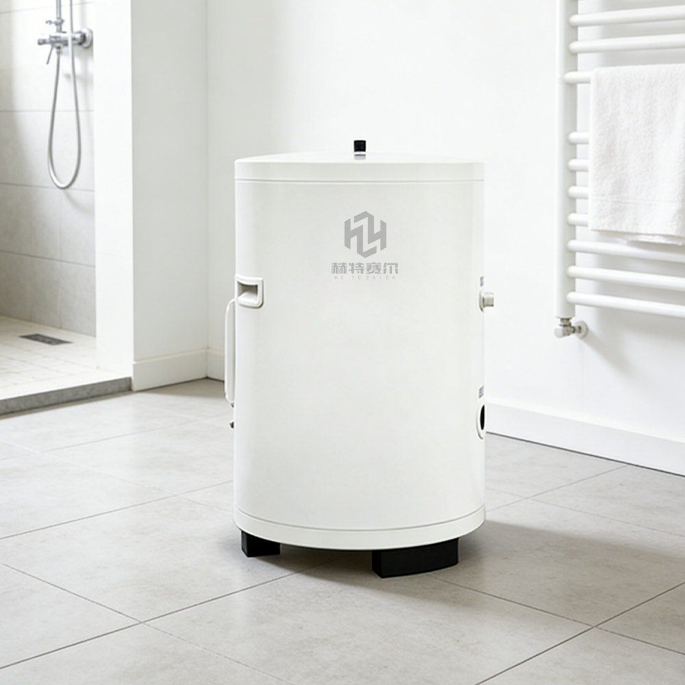 Air-powered water circulation enamel hot water storage tank