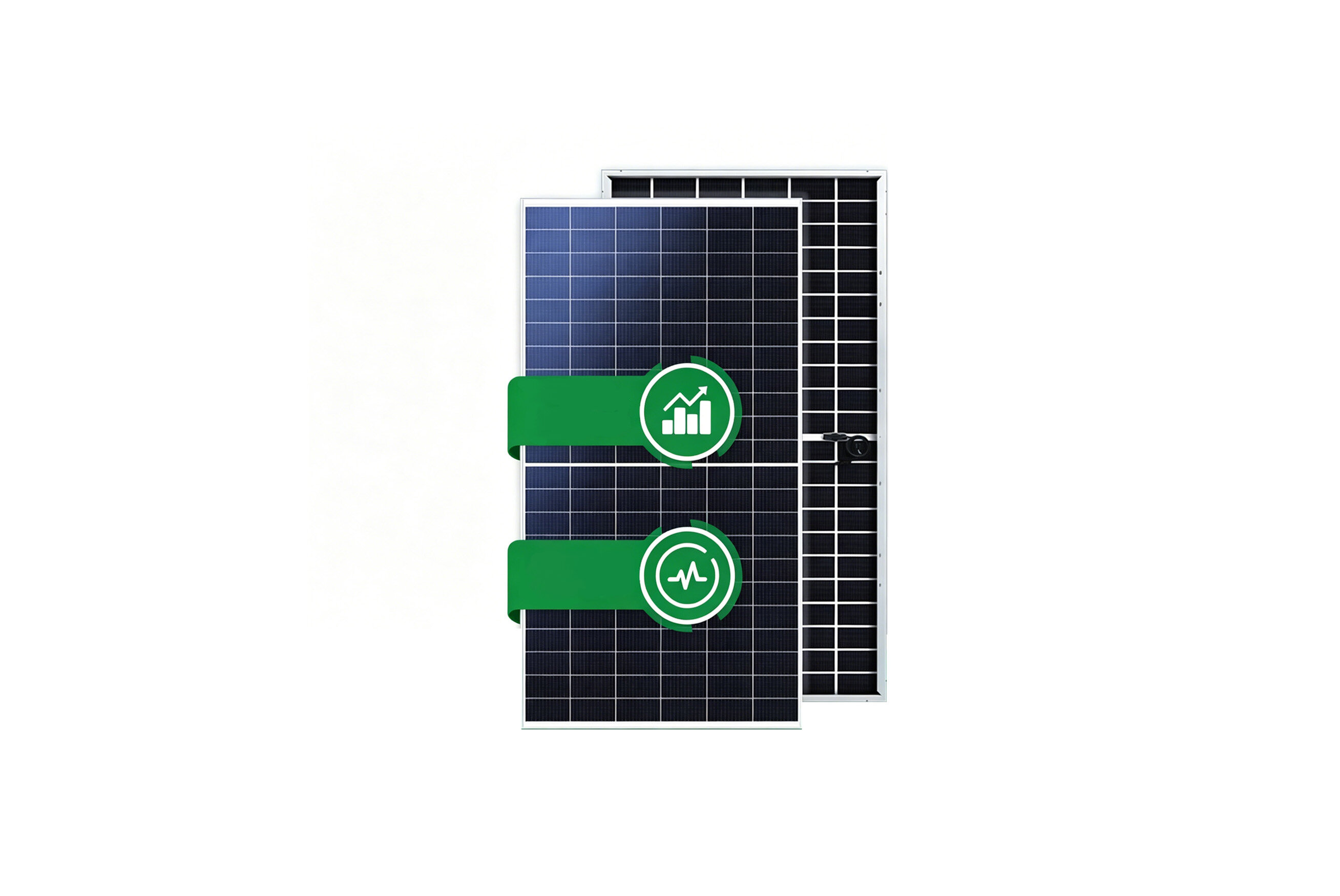 Double glass 600-620W N-type Monocrystalline Single-piece Double-glass Module