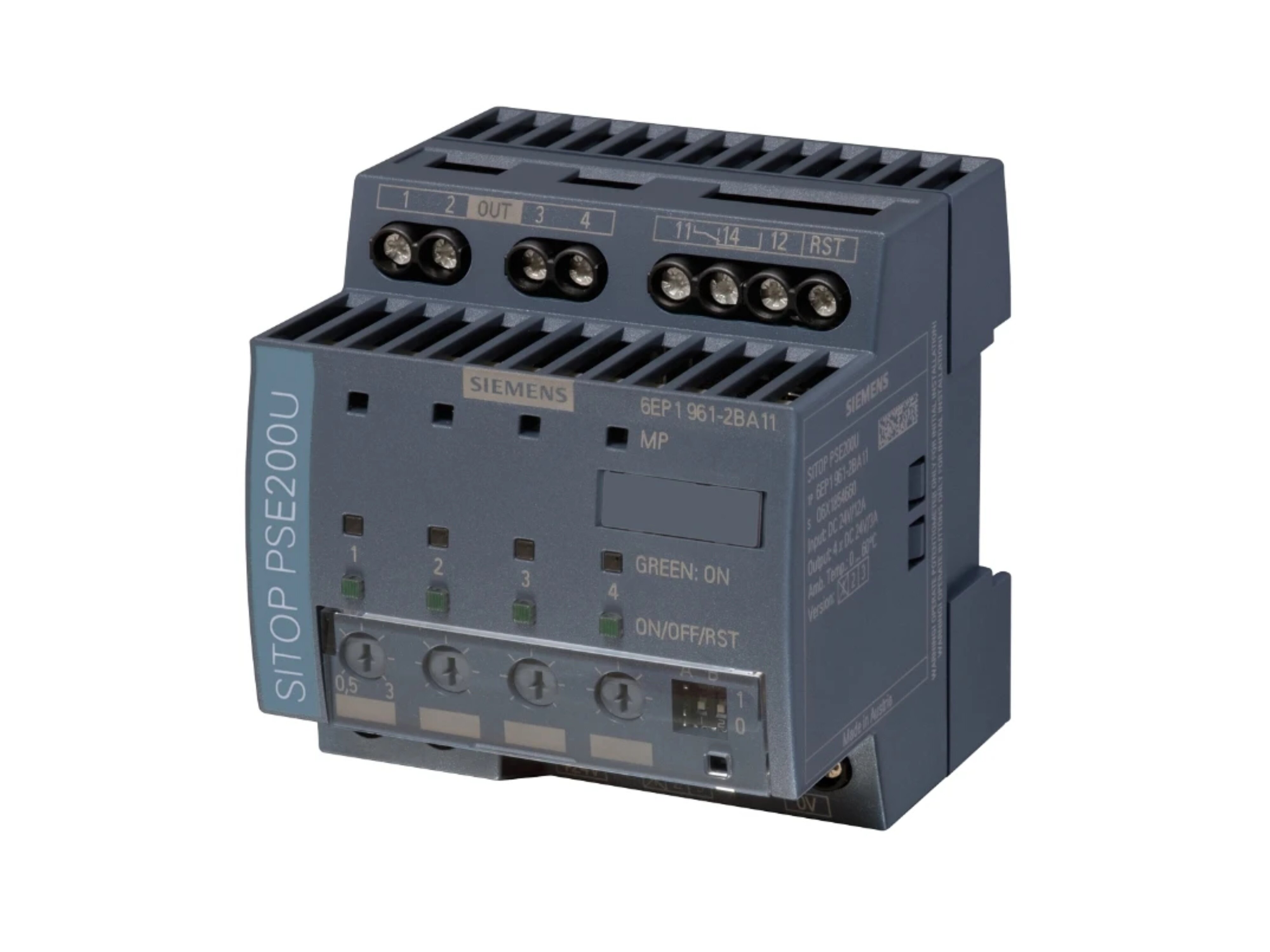 SITOP PSE200U 4 通道选择性保护模块 4×3A