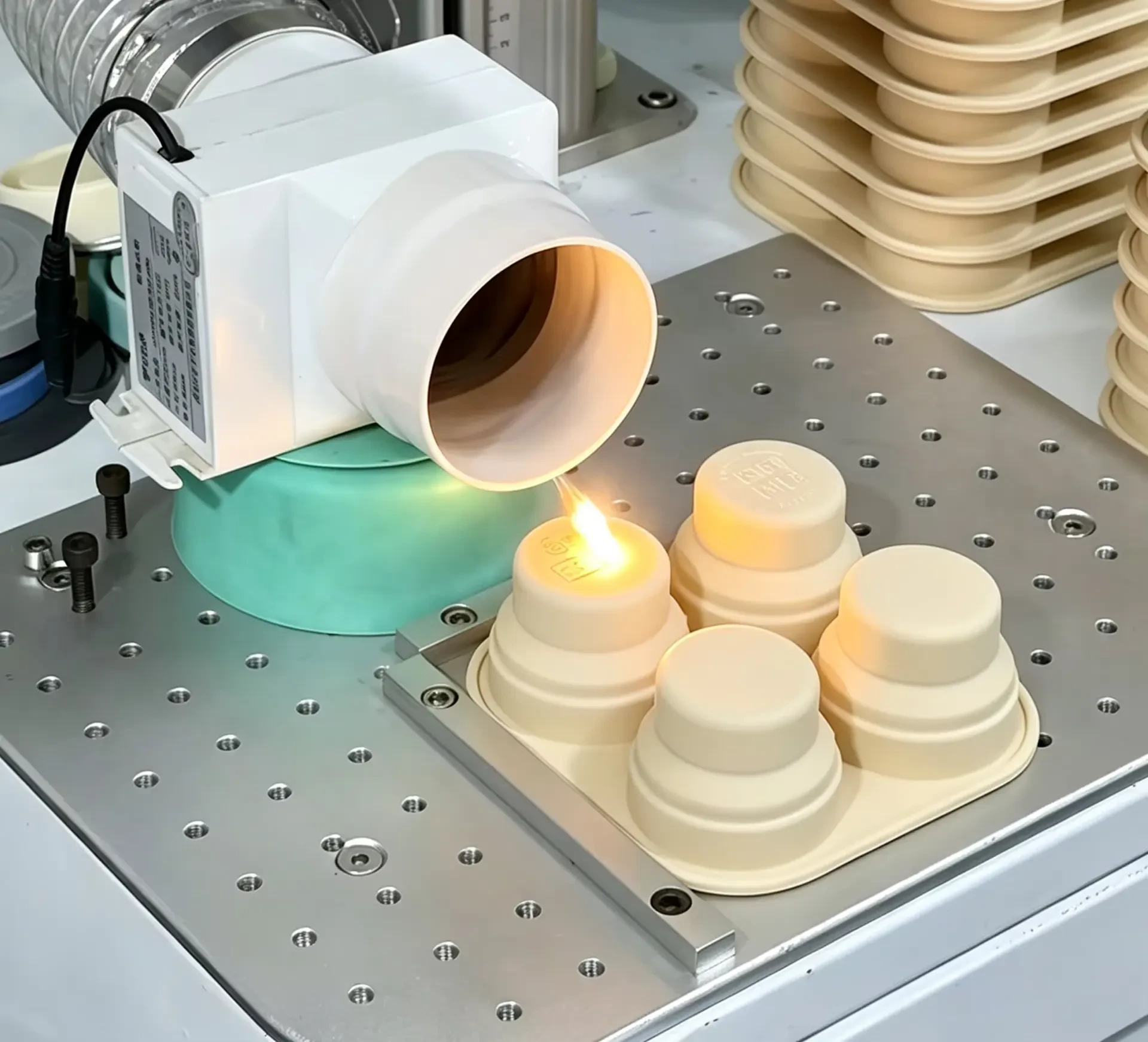 Laser engraving for logos and fine patterns