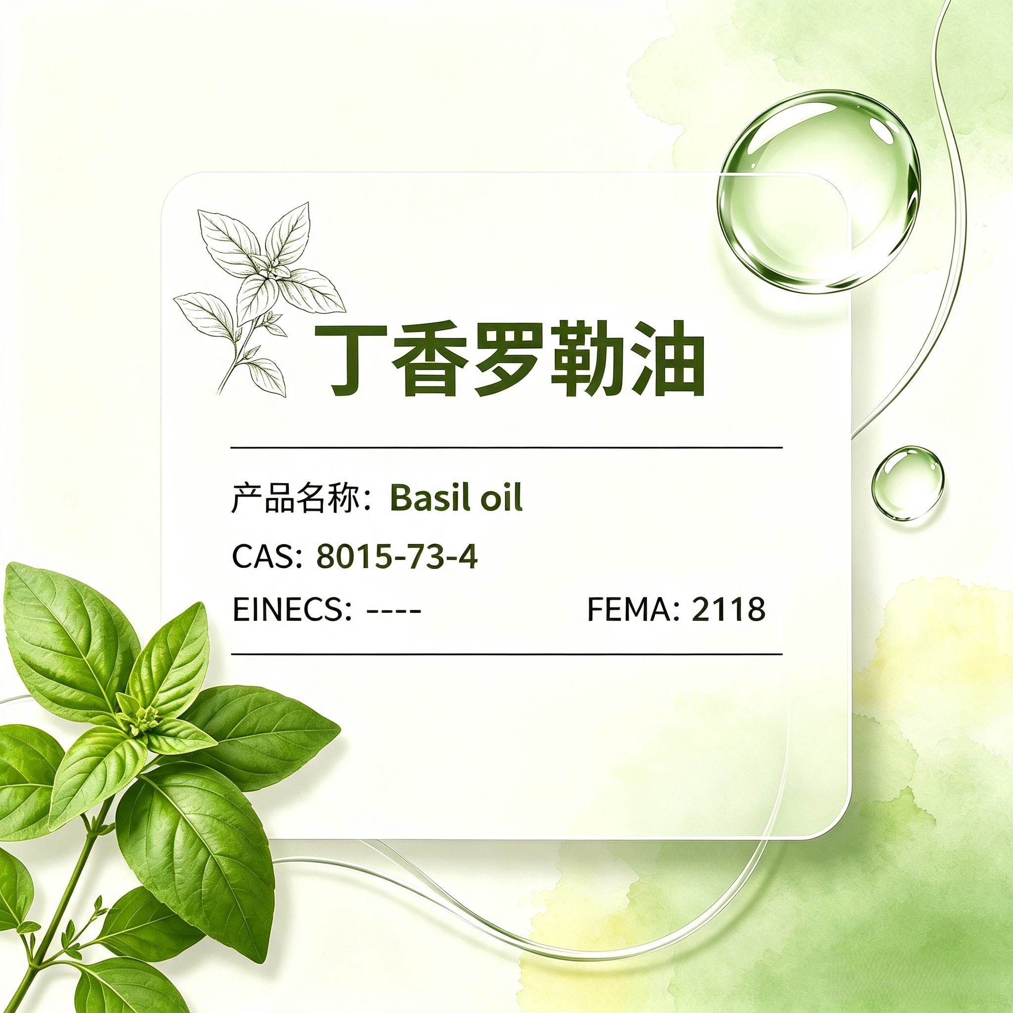 Basil oil