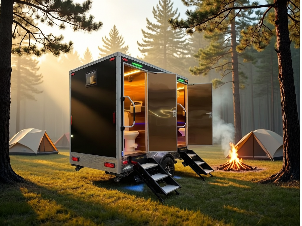 AG-TL1 Single Stall Toilet Trailer
