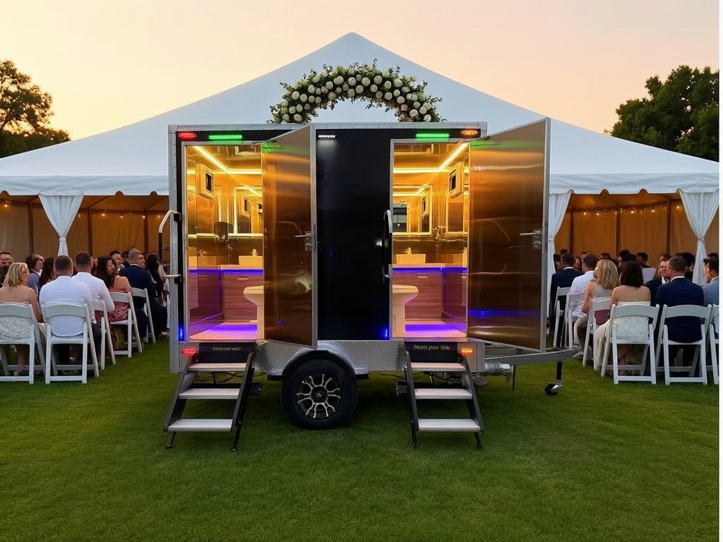 AG-TL4 Quad Stall Event Restroom Trailer
