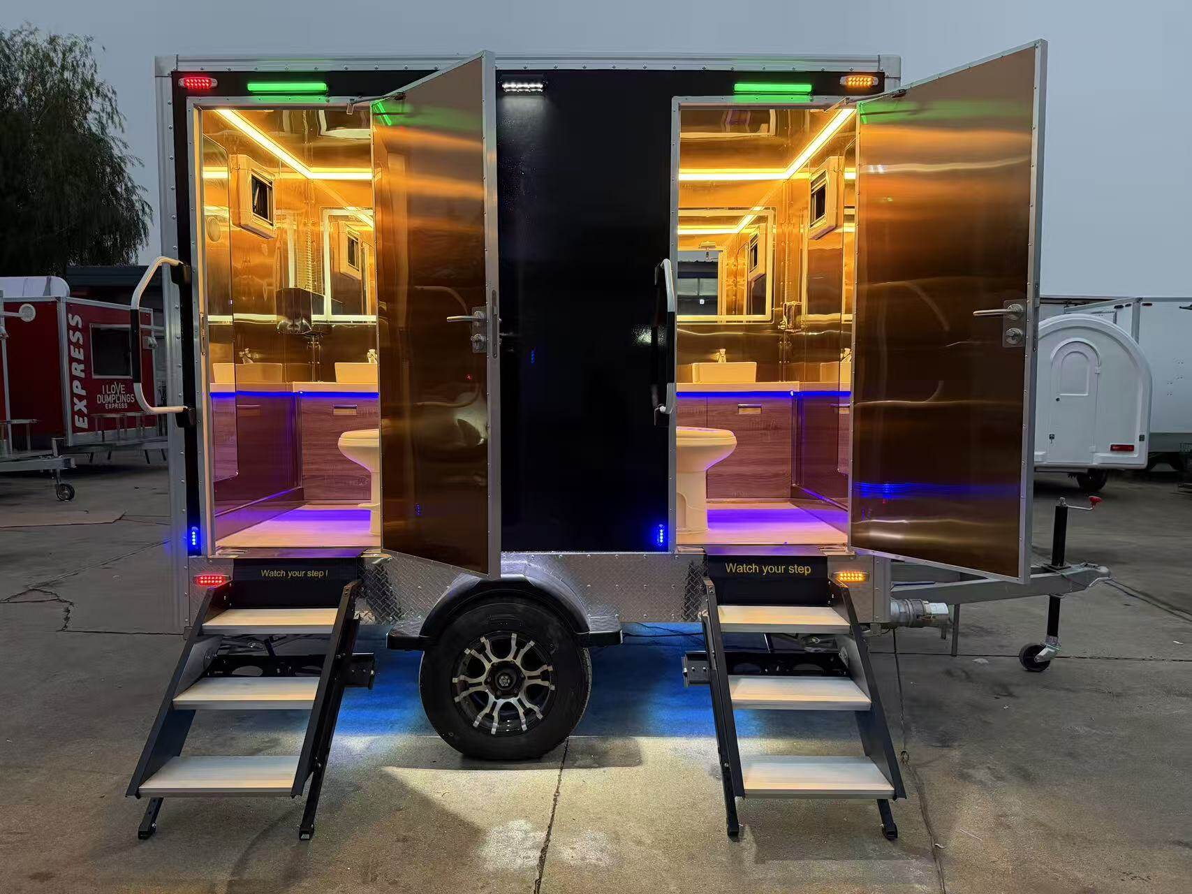 AG-TL2 Dual Stall Toilet Trailer