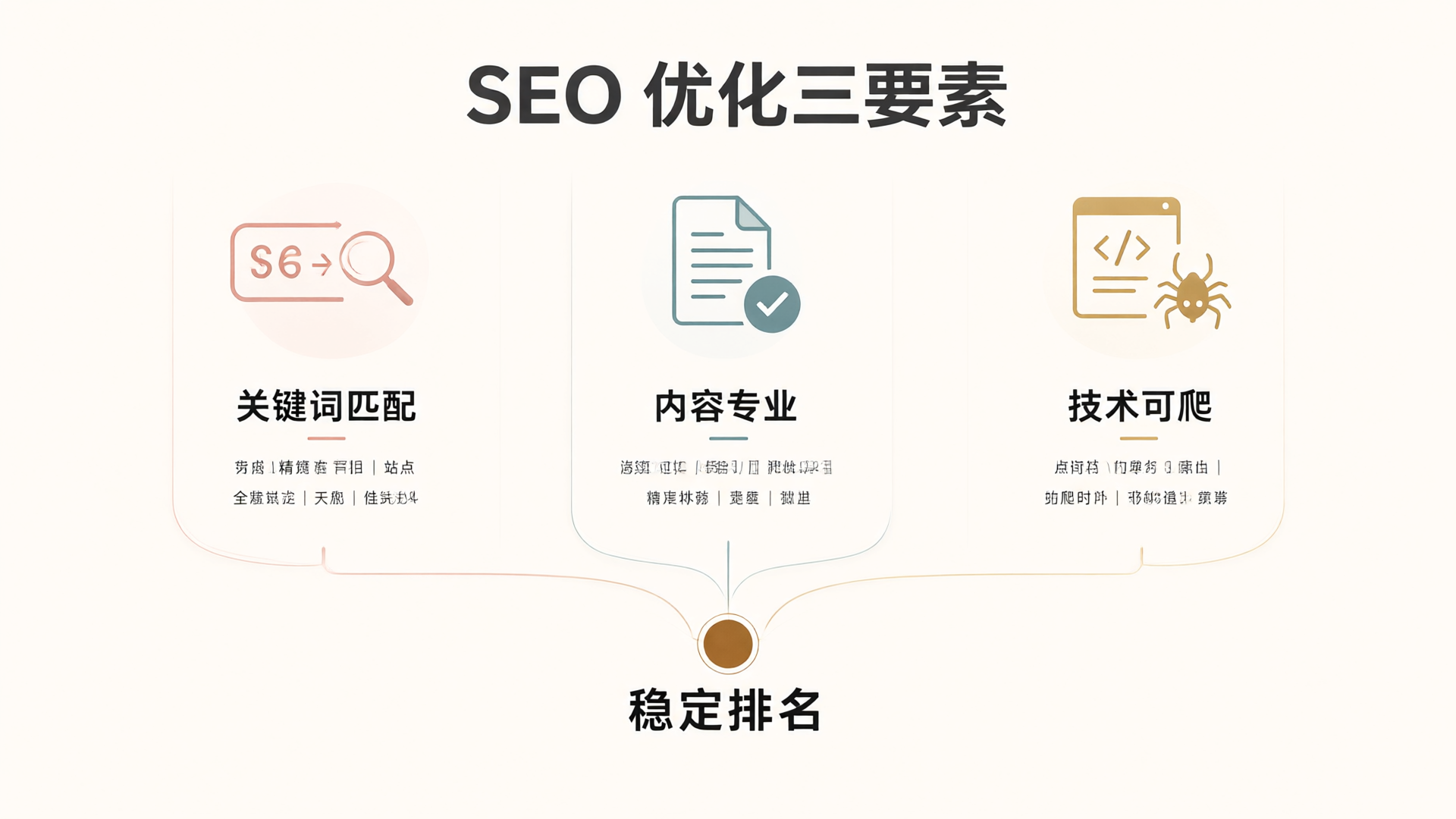 SEO 优化三大基础要素