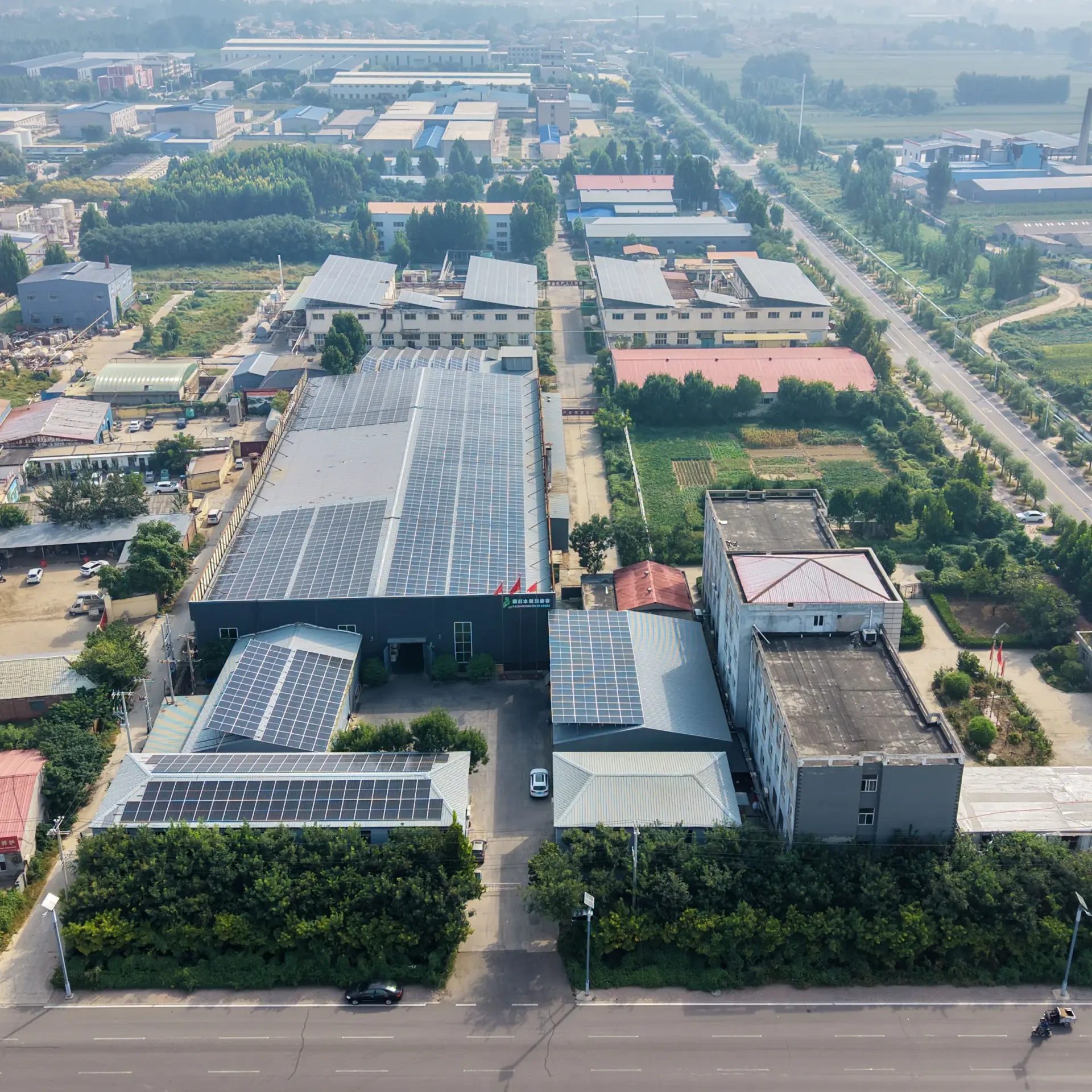 SECO nonwoven fabric manufacturing plant in Hebei