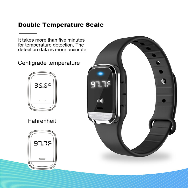 M20 Mosquito Repellent Wristband: Ultrasonic Protection, Body Temp Monitoring & Time Display. Safe, Eco-Friendly, 100% Chemical-Free for Women and Children.