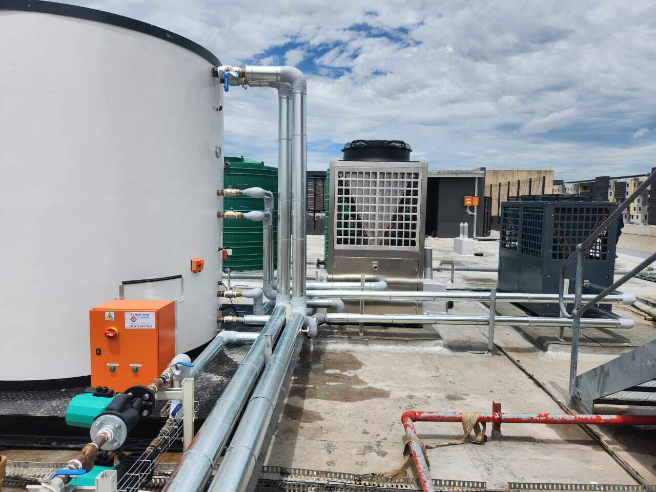 Olympic Swimming Pool Heating190kw Commercial Air source heat pump ( Top-blowing)