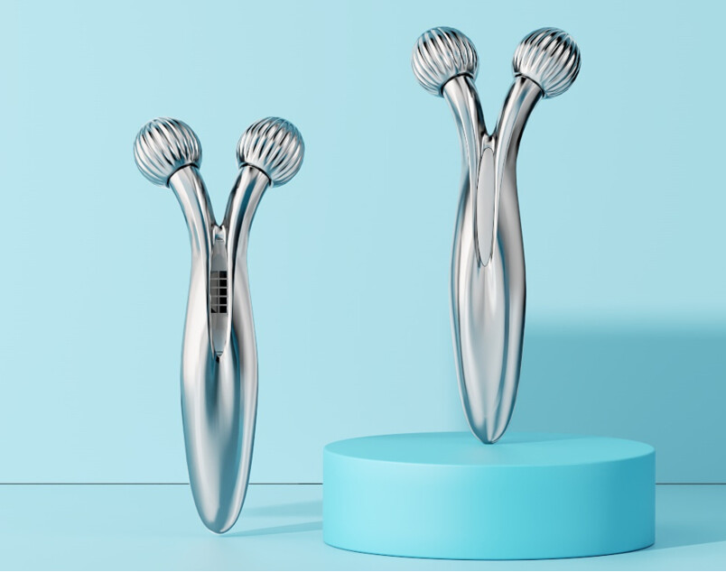 Pumpkin-Textured Bare-Face Roller Massager BLF-181101CA