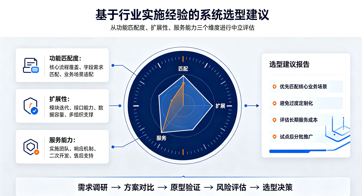 系统选型评估