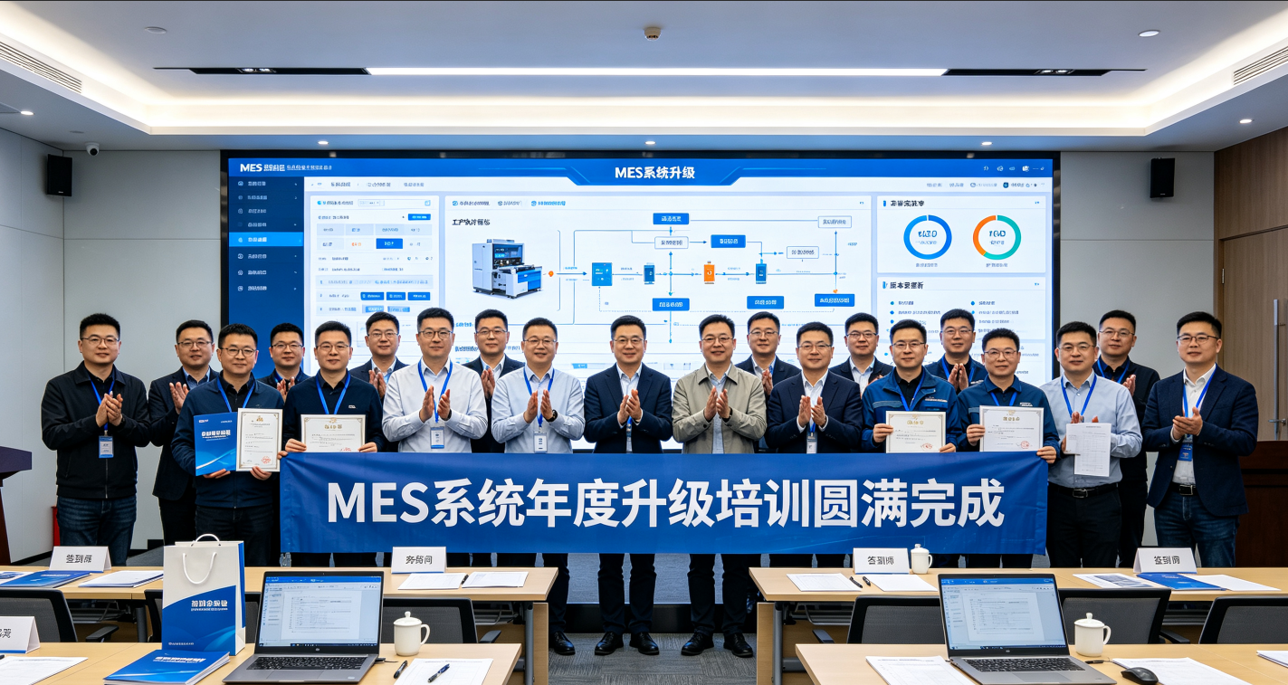 公司实施团队完成MES系统年度升级培训