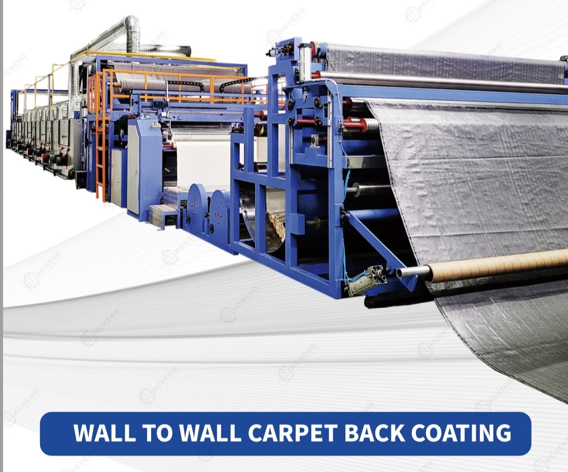 Full-area bottom coating production line