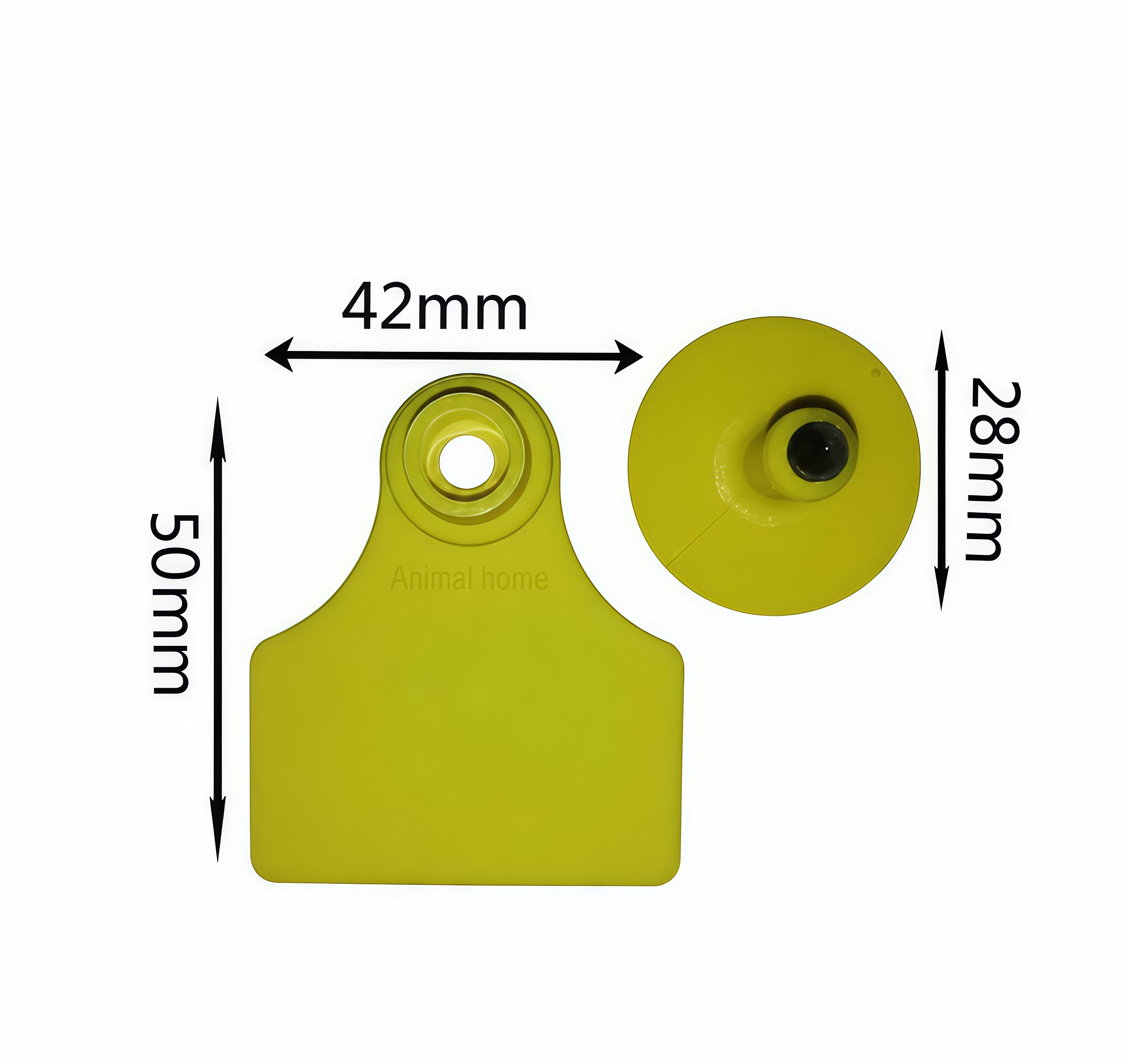TPU split pig and sheep ear tags 2