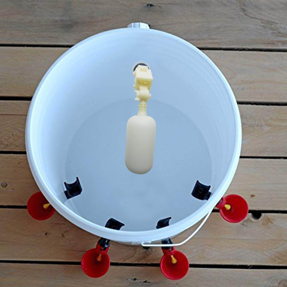 Float Valve 2Pcs Water Float Ball Automatic Water Level Control for Fish Aquarium Cattle Horse Pig Water Bowl Trough Tank 4