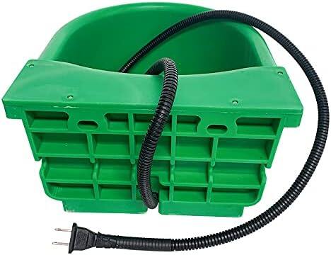 Automatic Heated Dog Water Bowl 1.3Gal 100W Outdoor for Chicken
US Plug chew‑proof Cord in Winter freezing temperatures water trough with float valve for Horses Sheep livestock Poultry 5