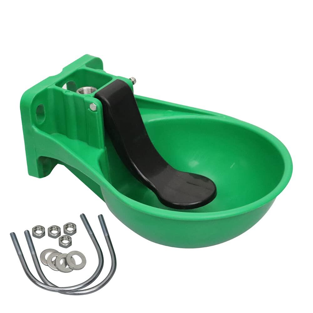 Automatic Pig Waterer Bowl for Hog Sheep Cattle Cow Hanging Water Dispenser
self filling Livestock Water feeder for horse goat, auto fill animal drinking trough, large Capacity, outdoor fence mounted