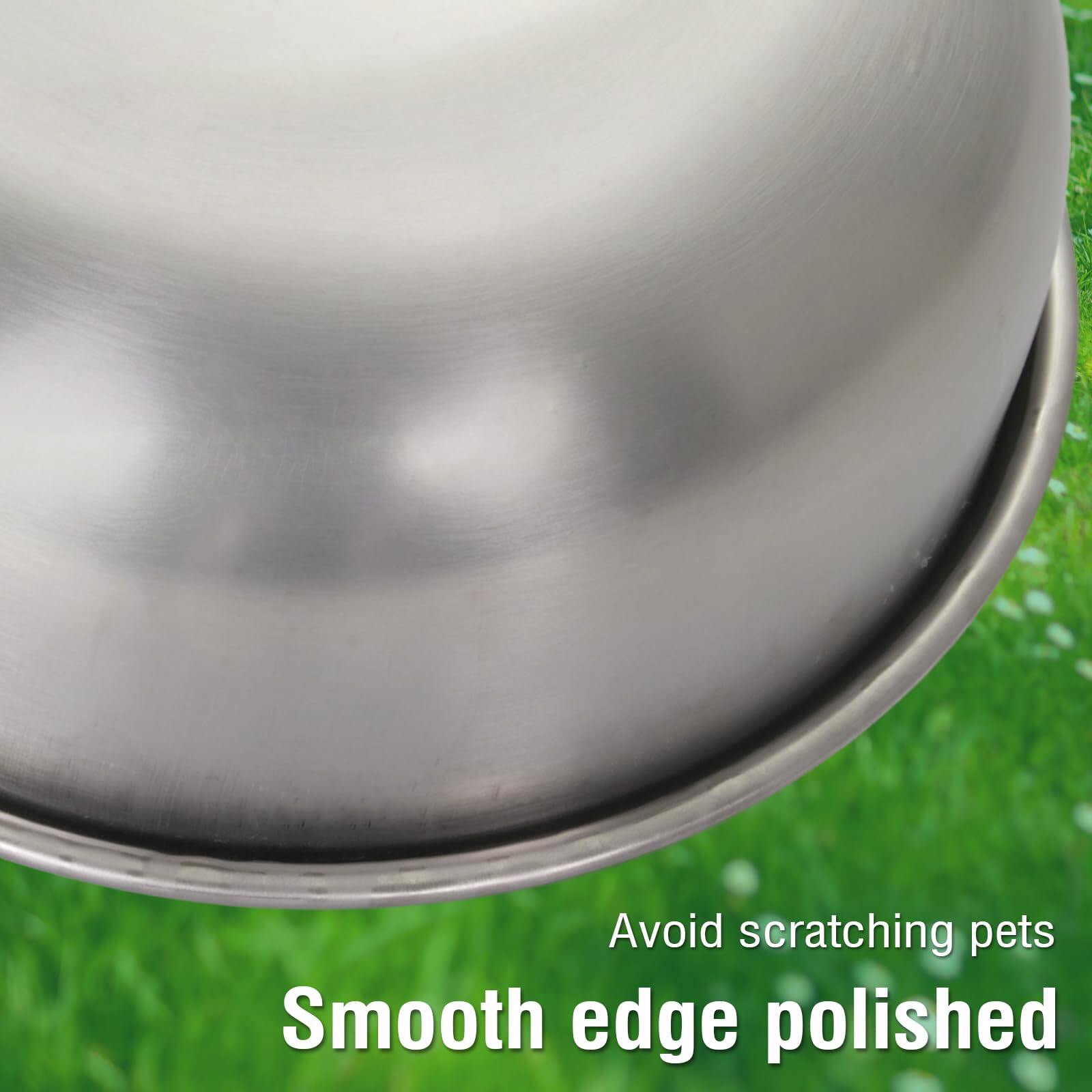 Stainless Steel Automatic Livestock Waterer with Float Valve & Water Hose Self Filling Automatic Animal Drinking Water Bowl, Wall Mounted for Dogs,Horse,Calf,Chicken,Goat Livestock Animal Drinking 5