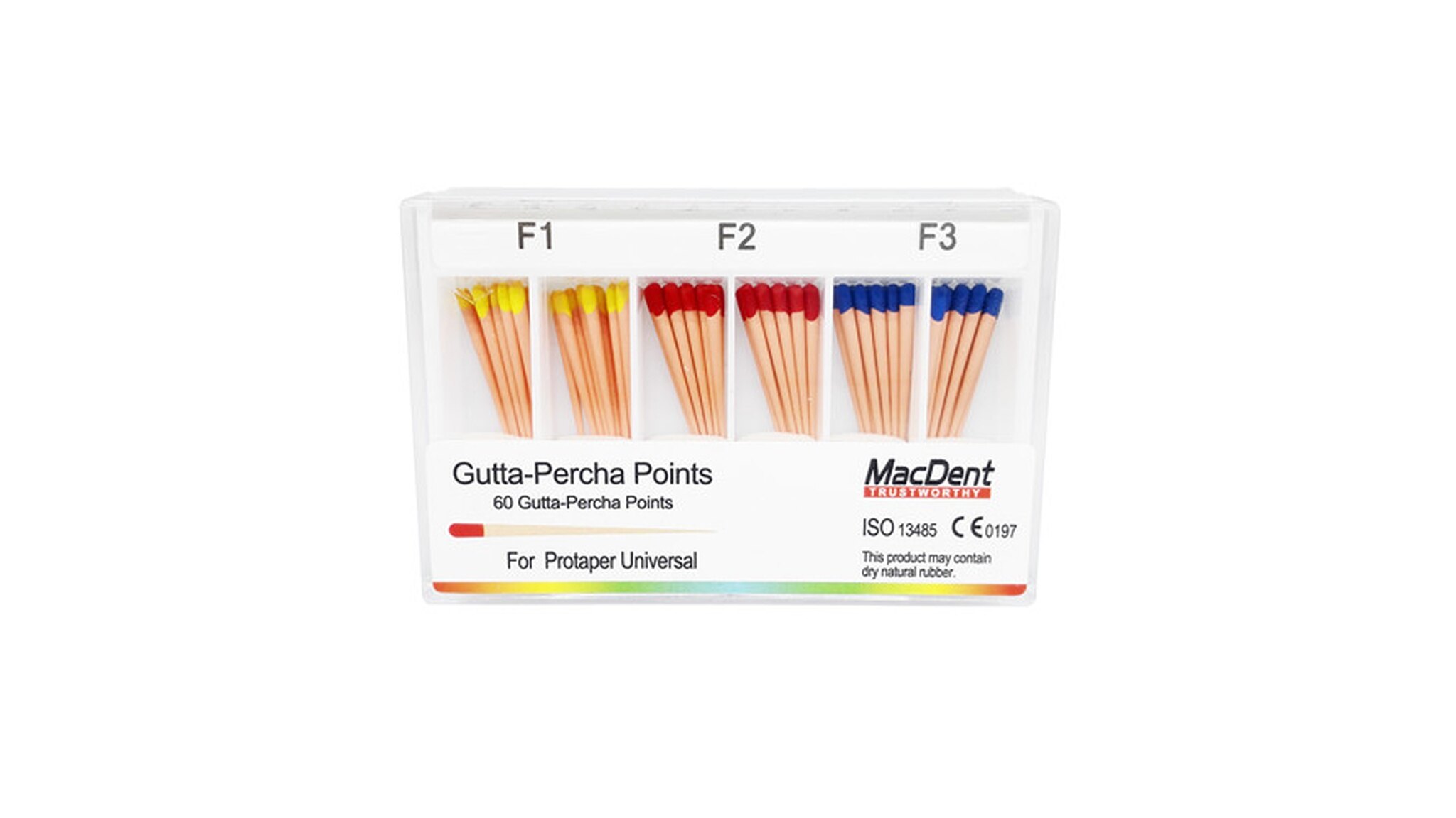 MacDent Dental Universal Gutta Percha Points For Protaper Root Canal Files