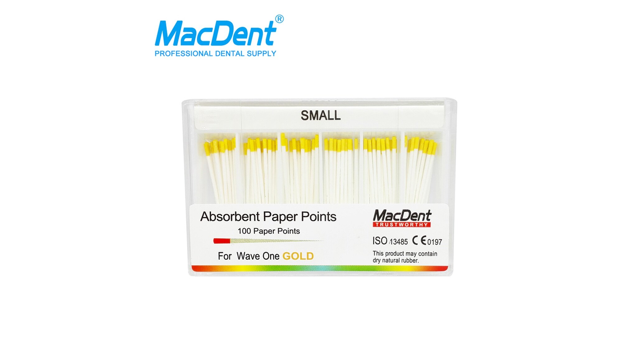 MacDent Dental Absorbent Paper Points for WaveOne Gold