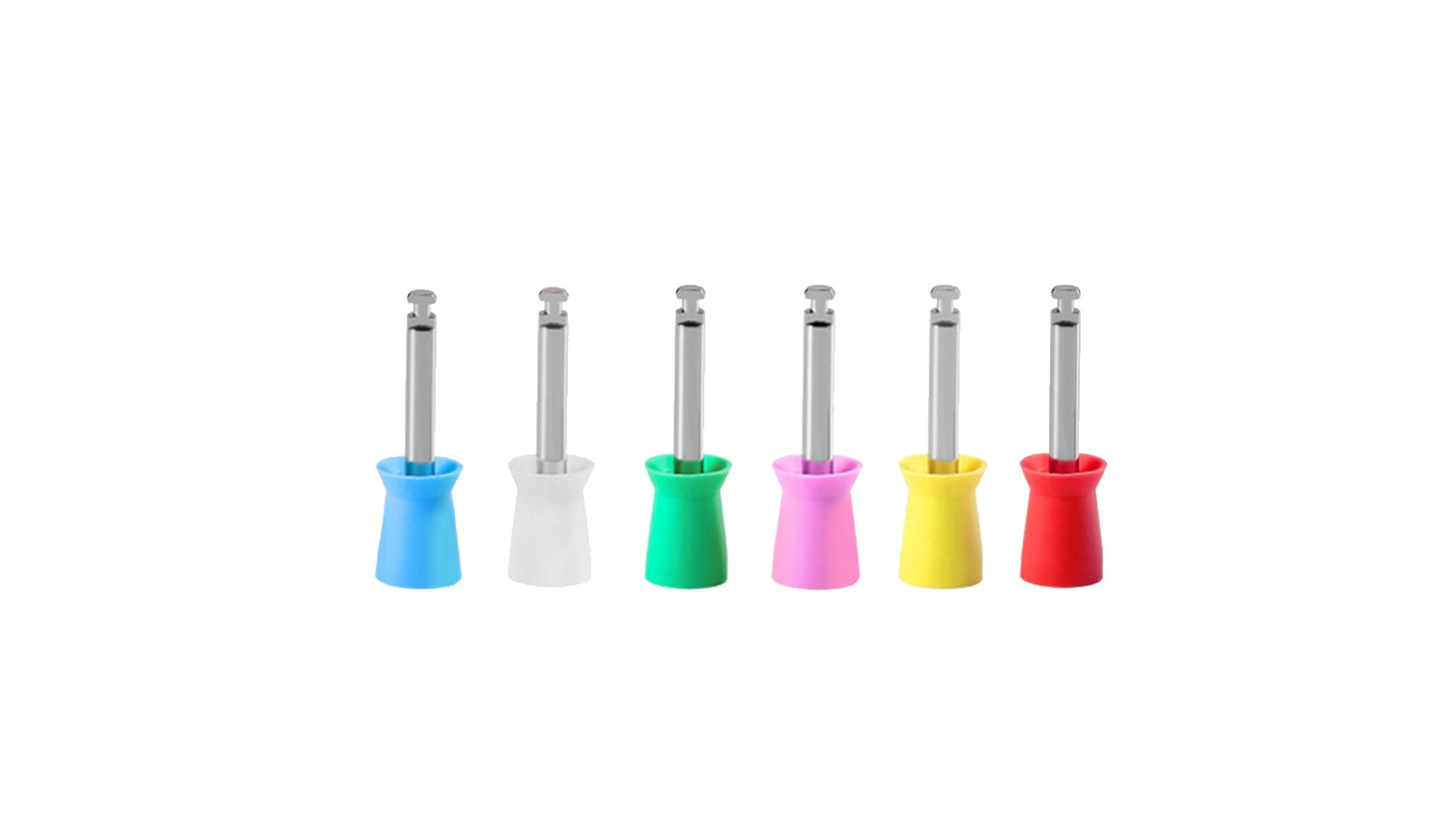 MacDent Dental Polishing Polish Prophy Cup Brush Rubber Latch Type Metal Handle