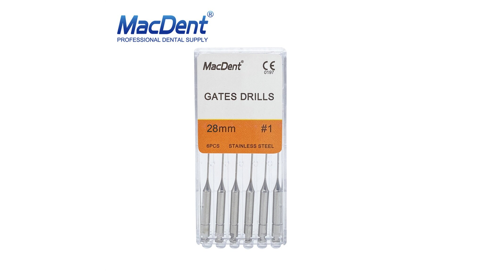 Macdent Gates Drill Dental Endodontic Root Canal Engine Files