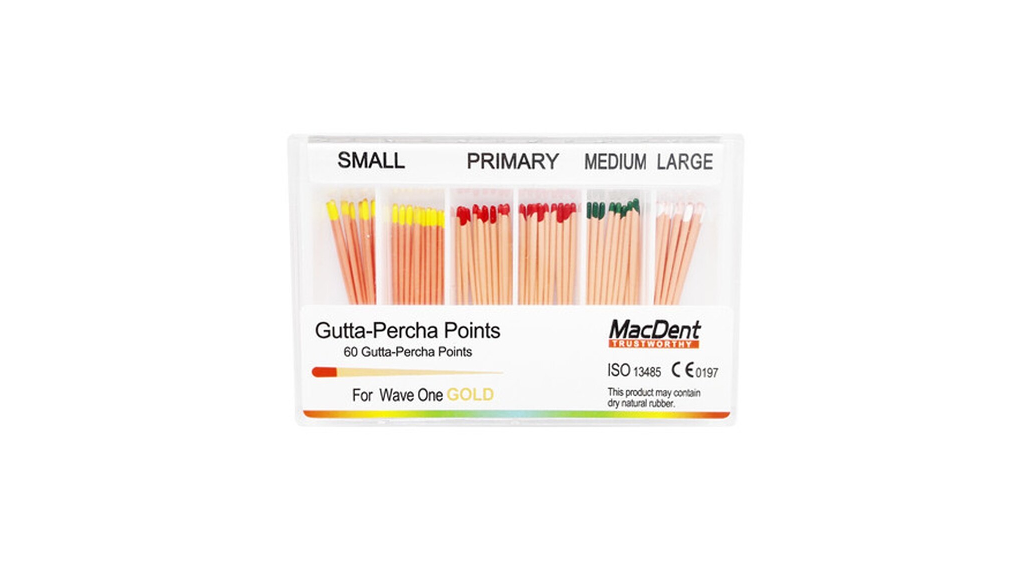 MacDent Dental Gutta Percha Points for WaveOne Gold