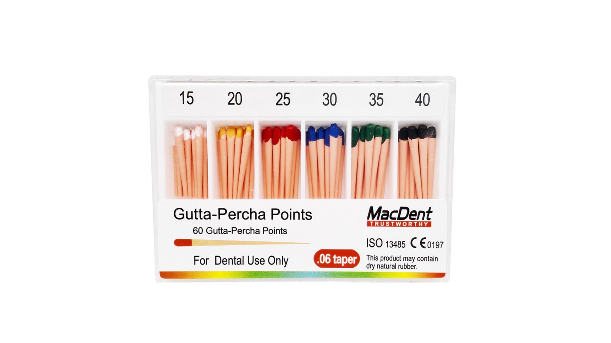 MacDent Dental Gutta Percha Points .04/.06