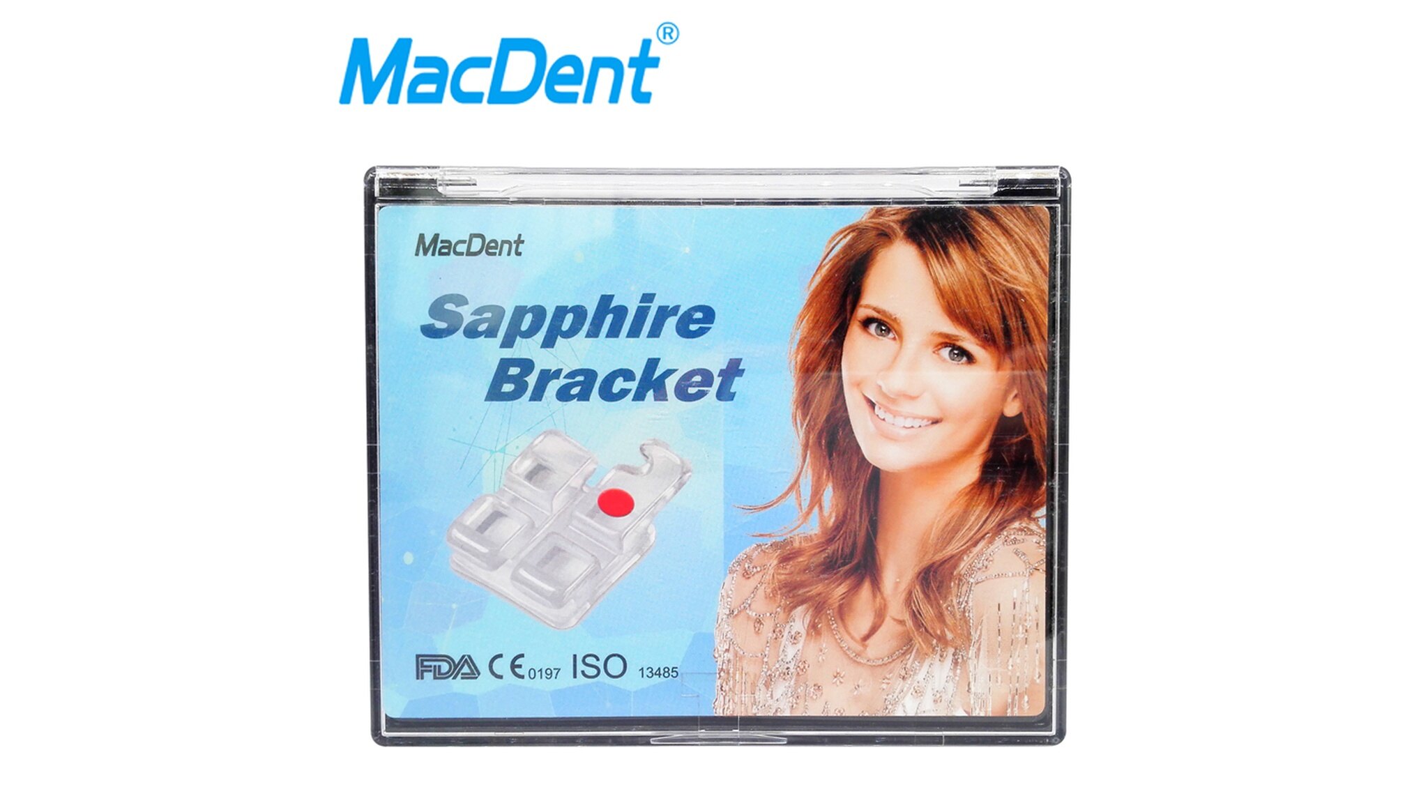 MacDent Dental Orthodontic Monocrystalline Sapphire Crystal Bracket