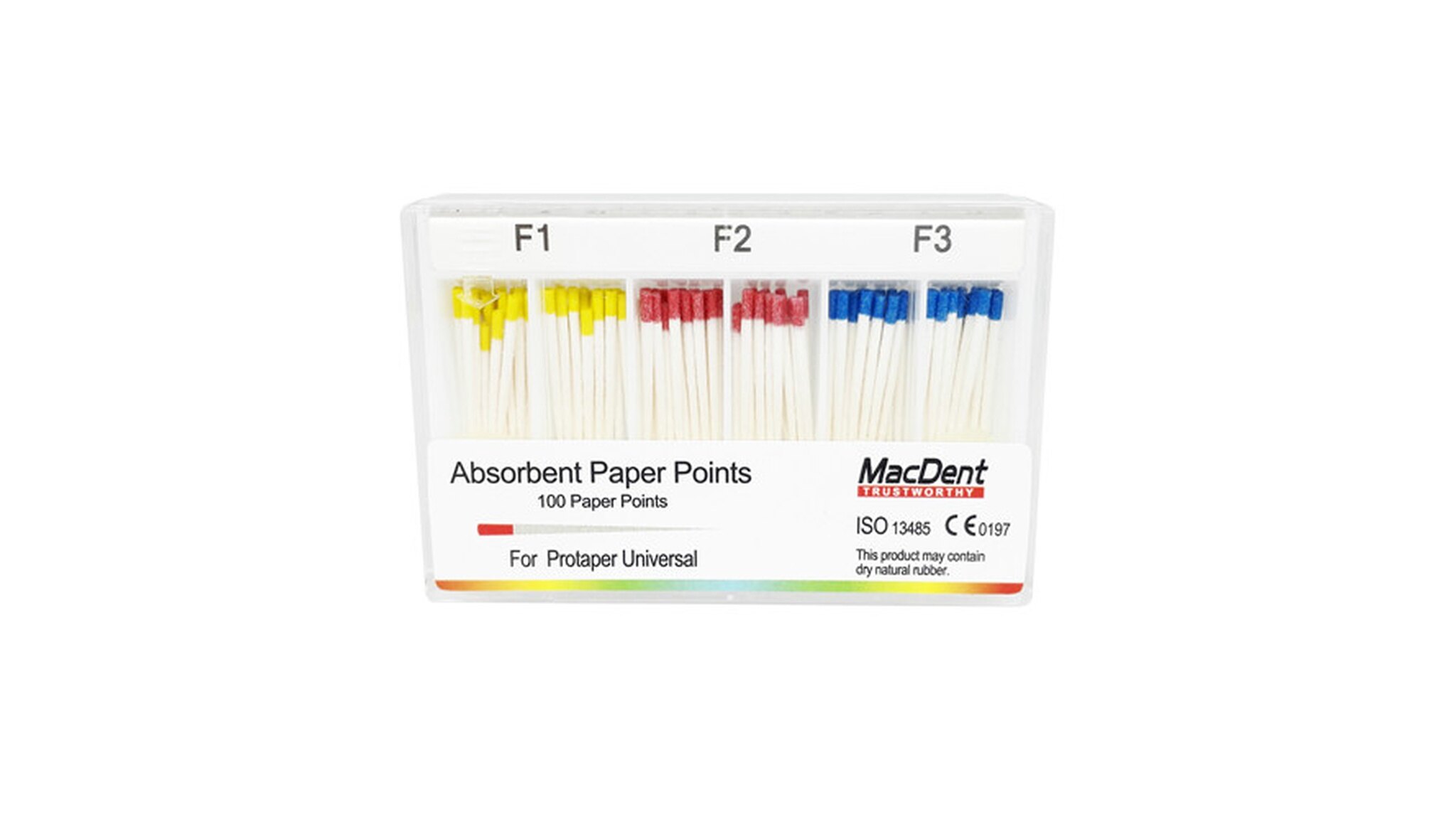 MacDent Dental Absorbent Paper Points For Protaper Root Canal Files