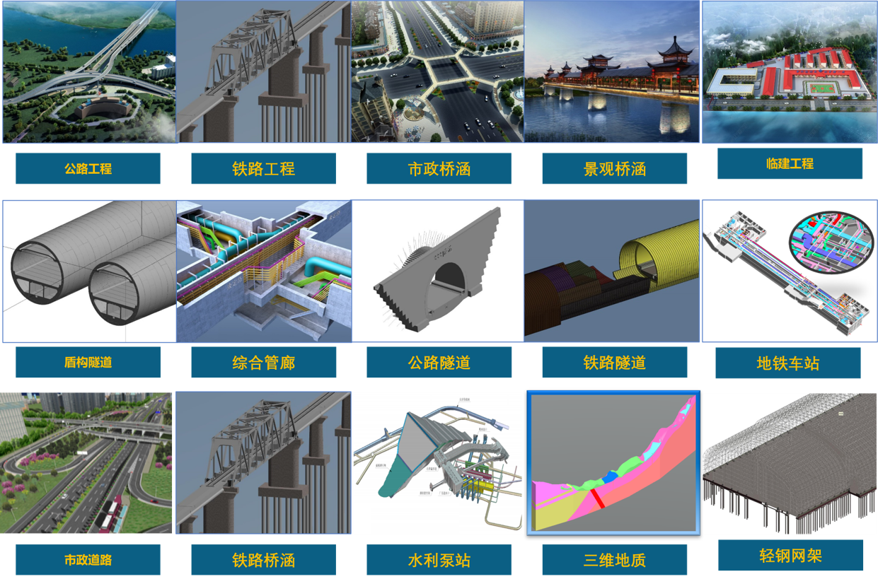 基建行业BIM建模