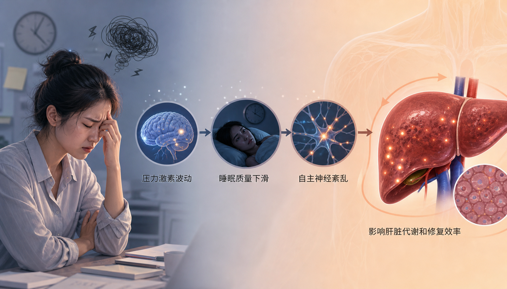 经常生气真的伤肝吗?2026年情绪压力大肝会变差吗
