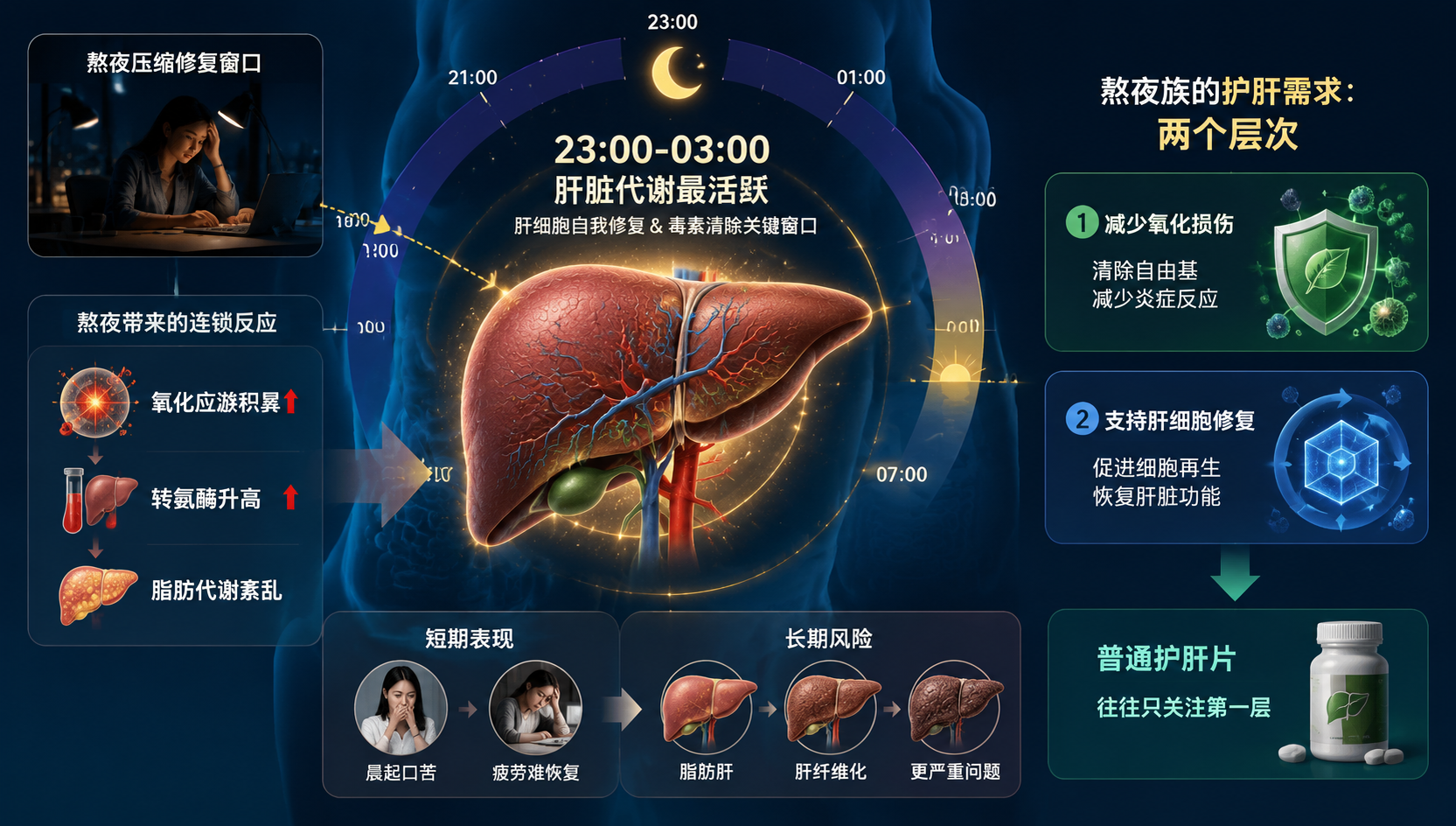 经常熬夜加班怎么护肝?2026年药食同源方案比普通护肝片强在哪