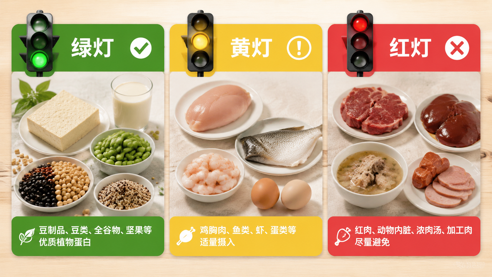 尿酸高能不能吃豆制品?2026年植物蛋白和动物蛋白对尿酸影响大不同