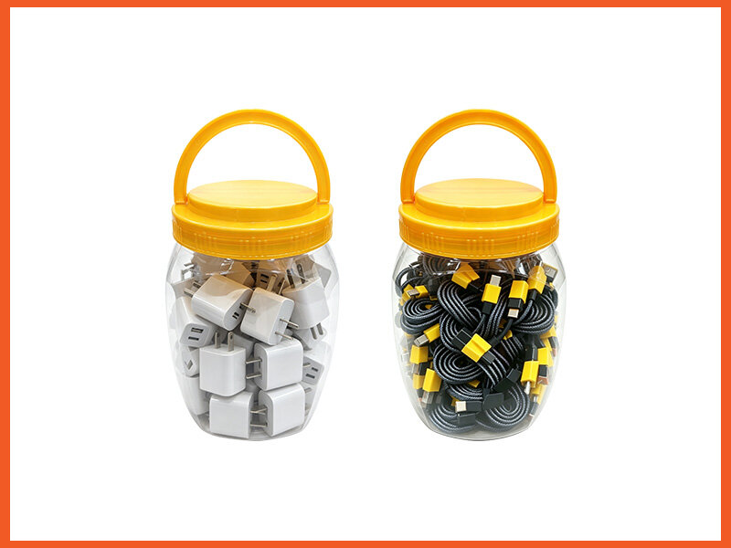 Diamond-shaped jar