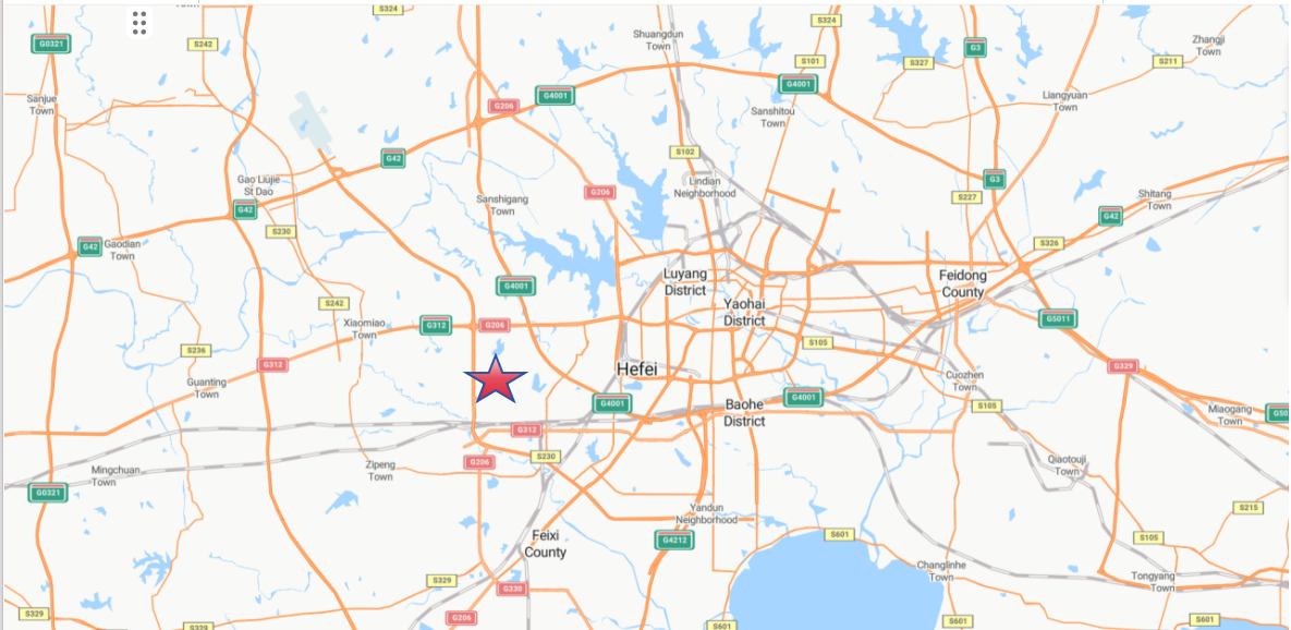 Cosmogrid Location - Hefei, China