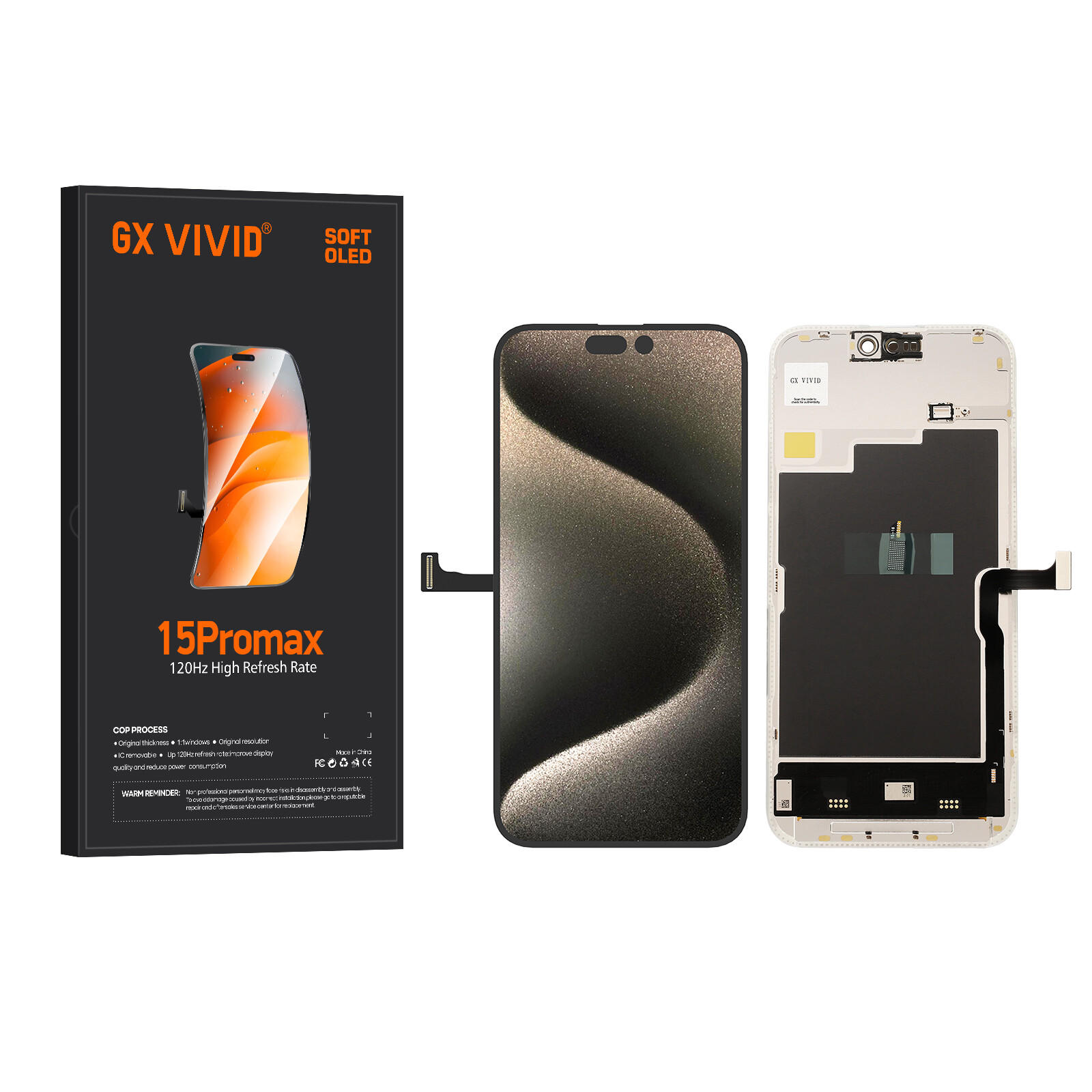 iPhone 15 Pro Max Soft OLED Screen Replacement