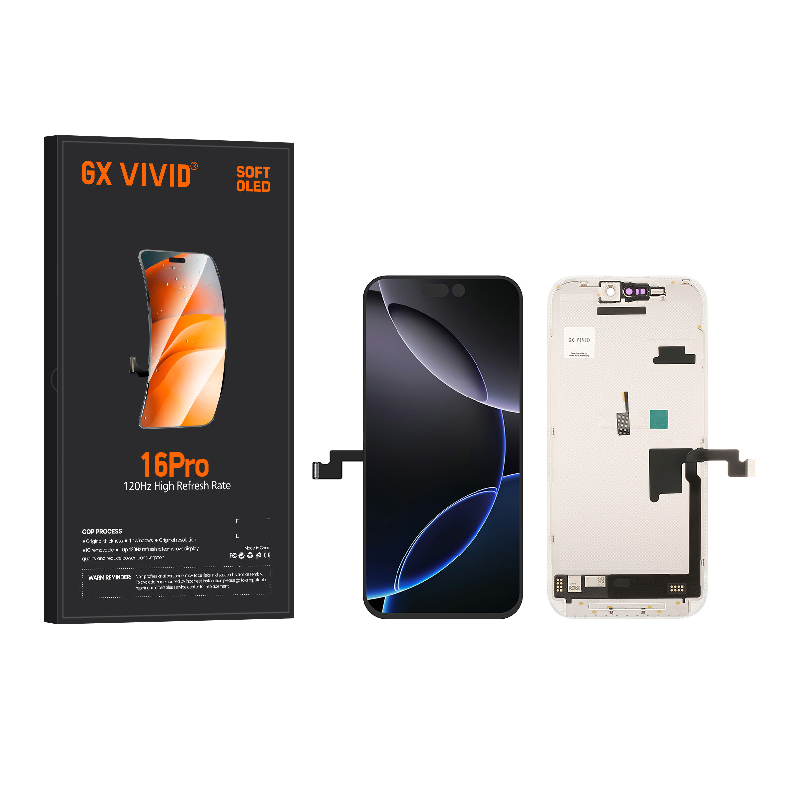 iPhone 16 Pro Soft OLED Screen Replacement