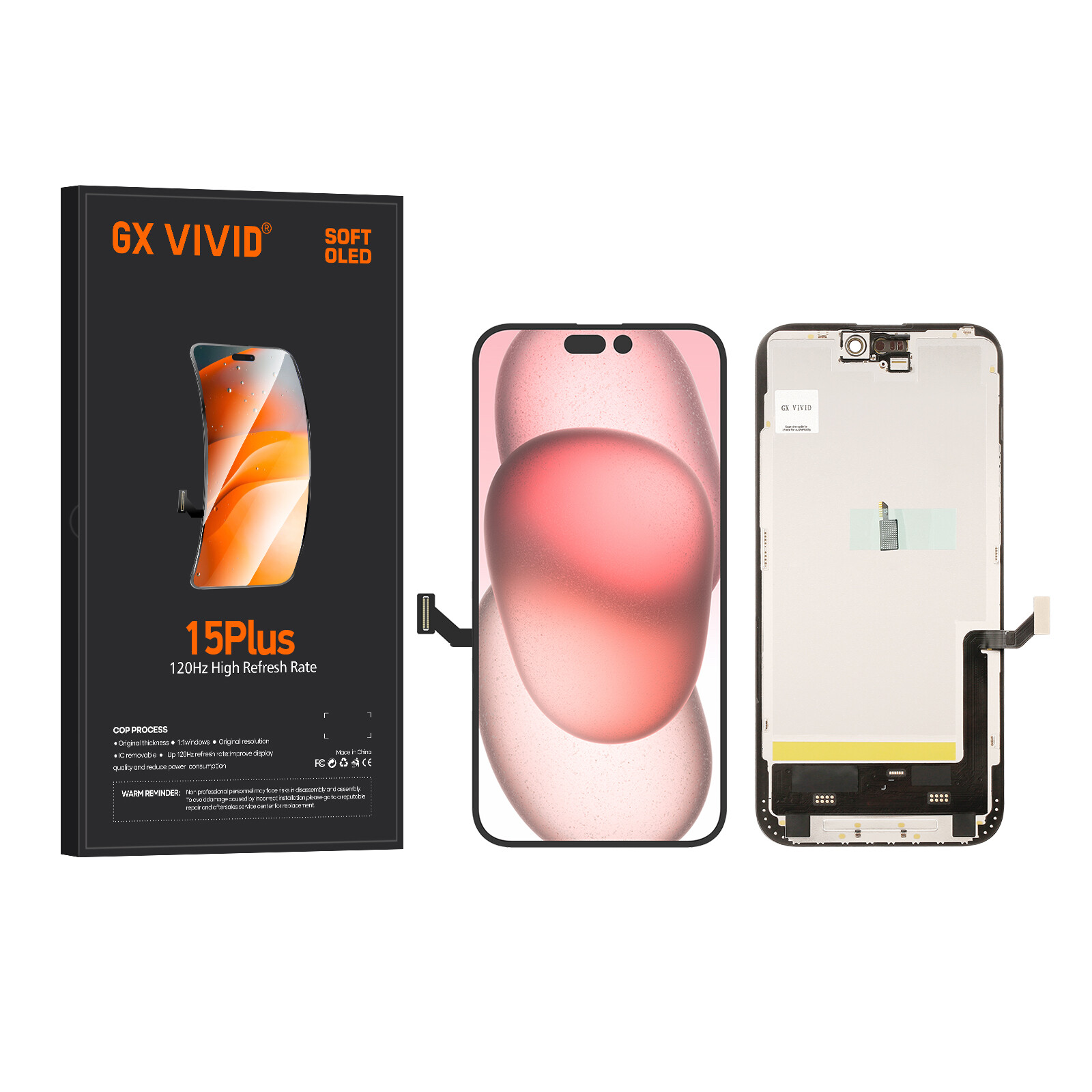 iPhone 15 Plus Soft OLED Screen Replacement