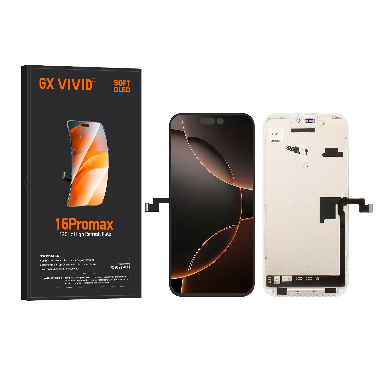iPhone 16 Pro Max Soft OLED Screen Replacement