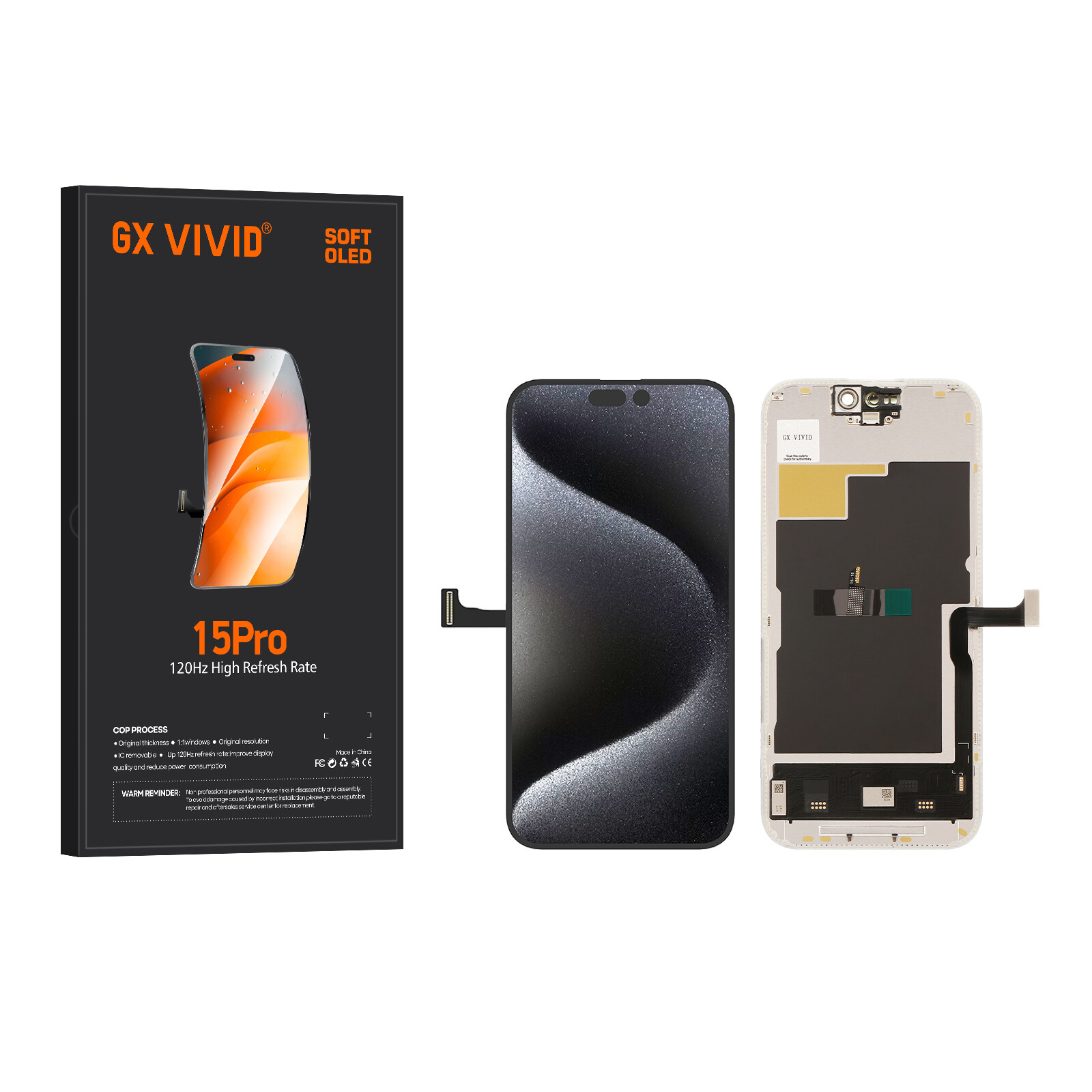iPhone 15 Pro Soft OLED Screen Replacement