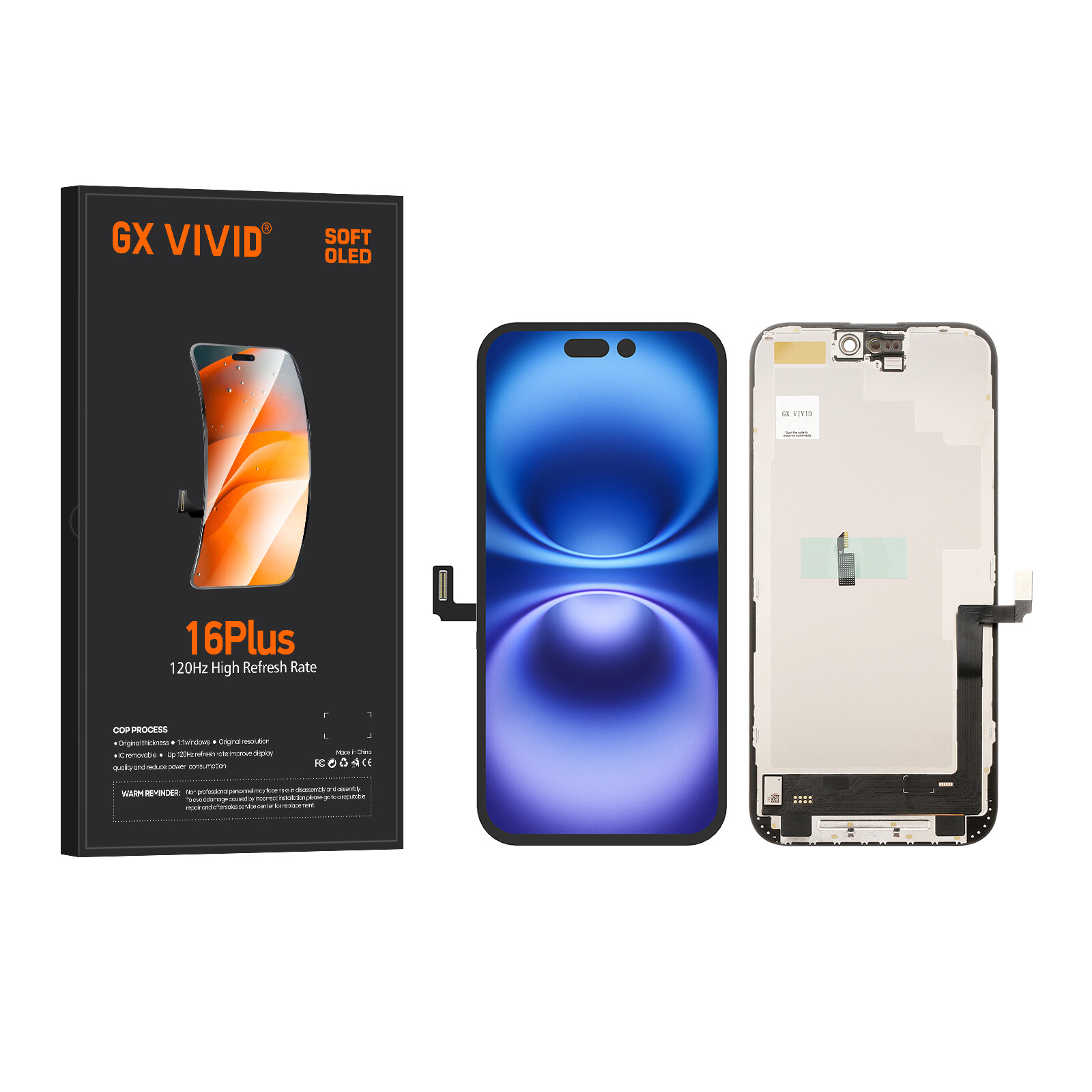 iPhone 16 Plus Soft OLED Screen Replacement