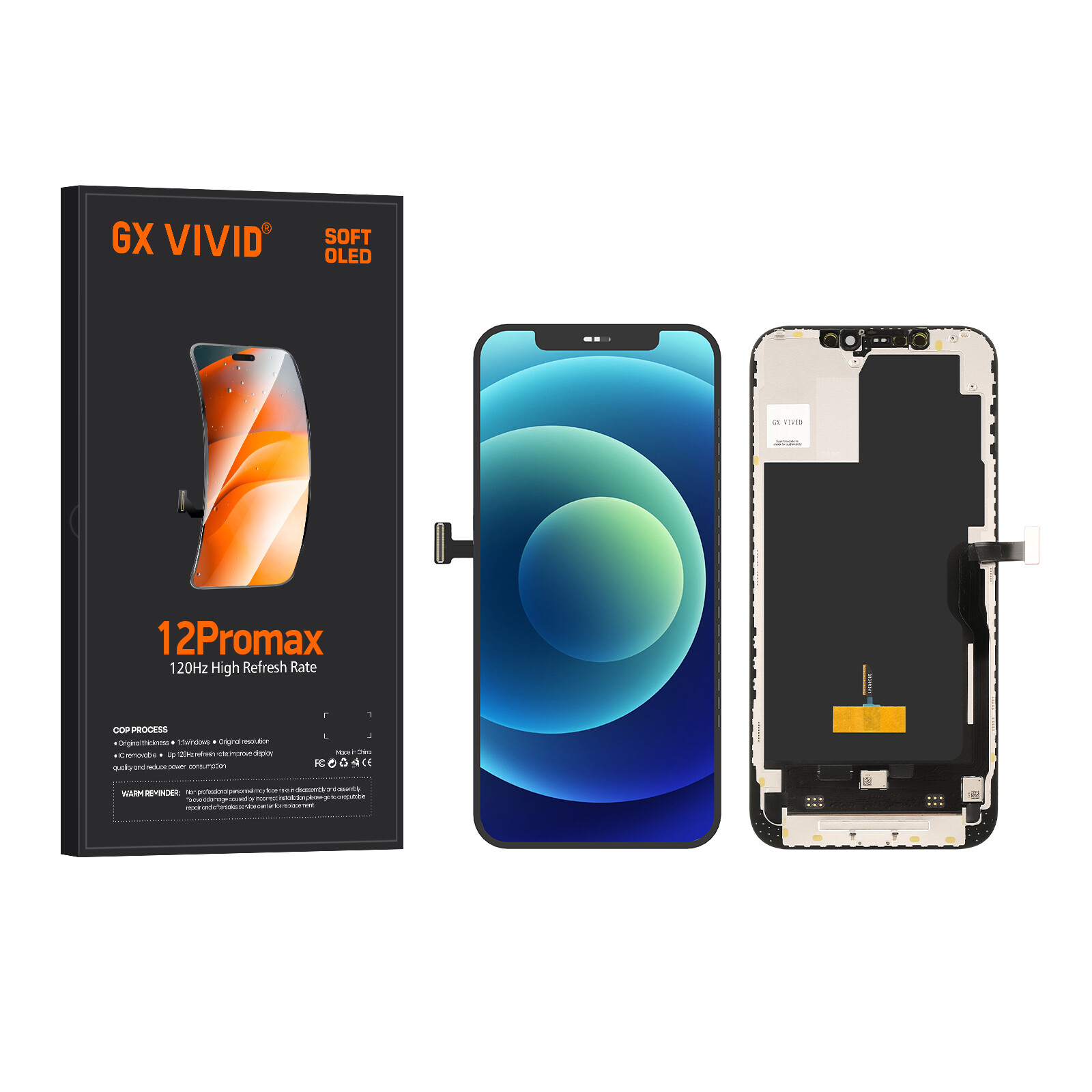 iPhone 12 Pro Max Soft OLED Screen Replacement