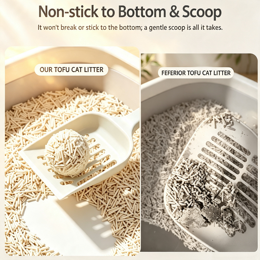 Tofu Cat Litter with Deodorising Beads — Odour Lock That Lasts view 5