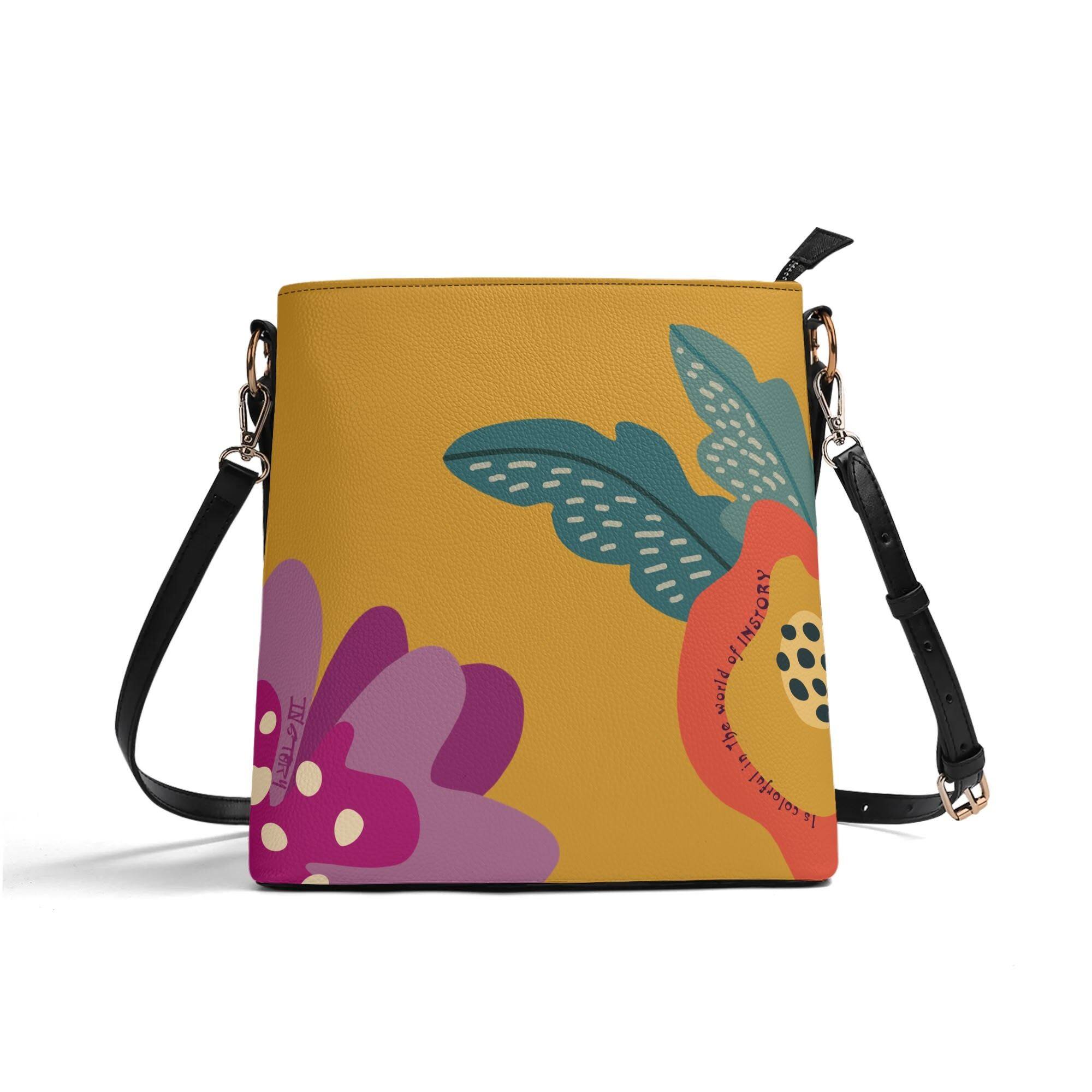 Single-Shoulder Bucket Bag