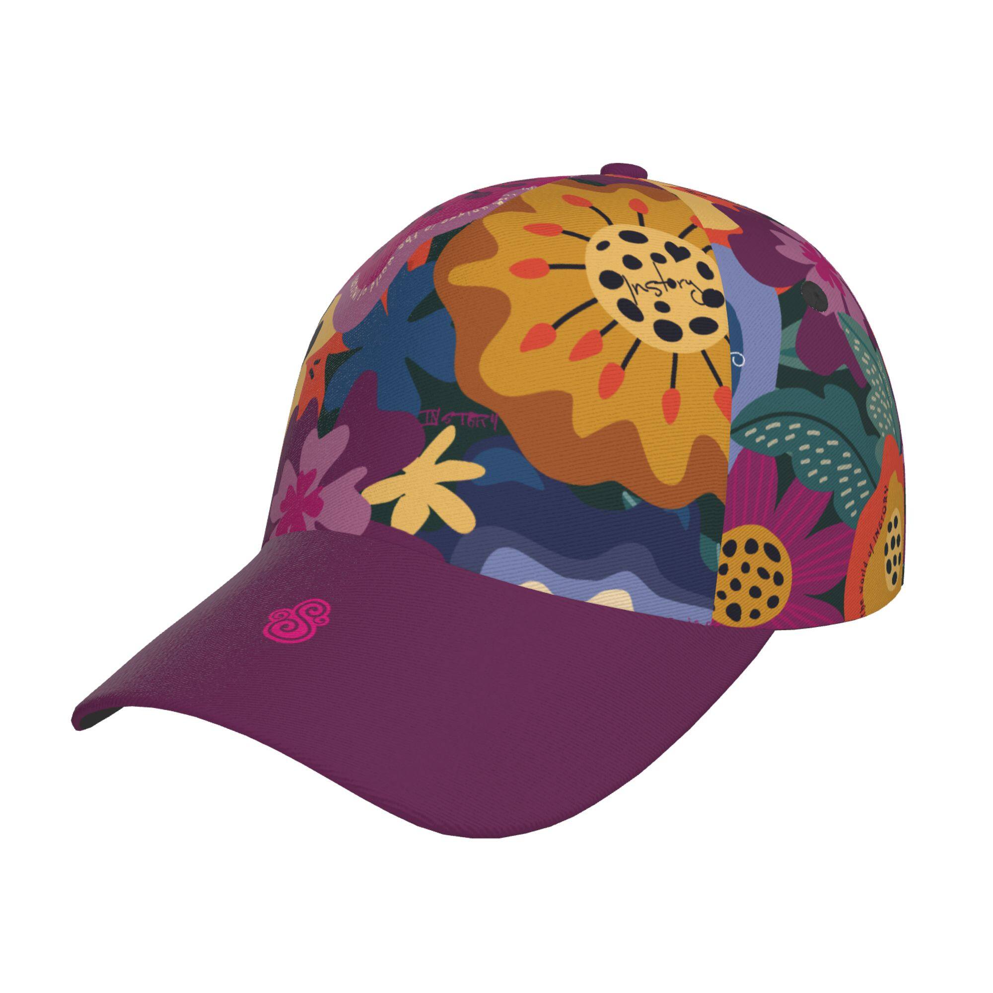 Stylish Curved-Brim Baseball Cap
