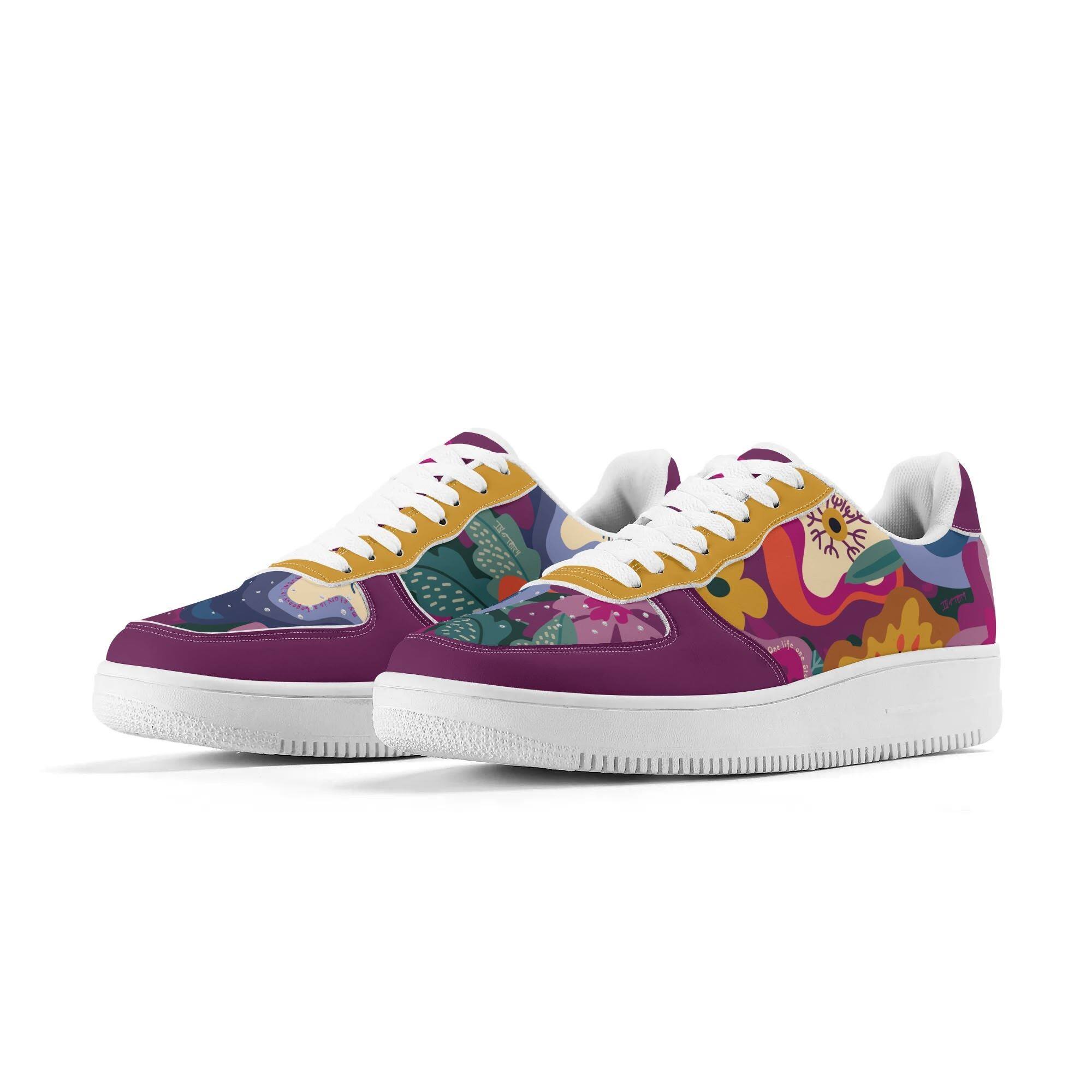 F1 Low Leather Sneakers